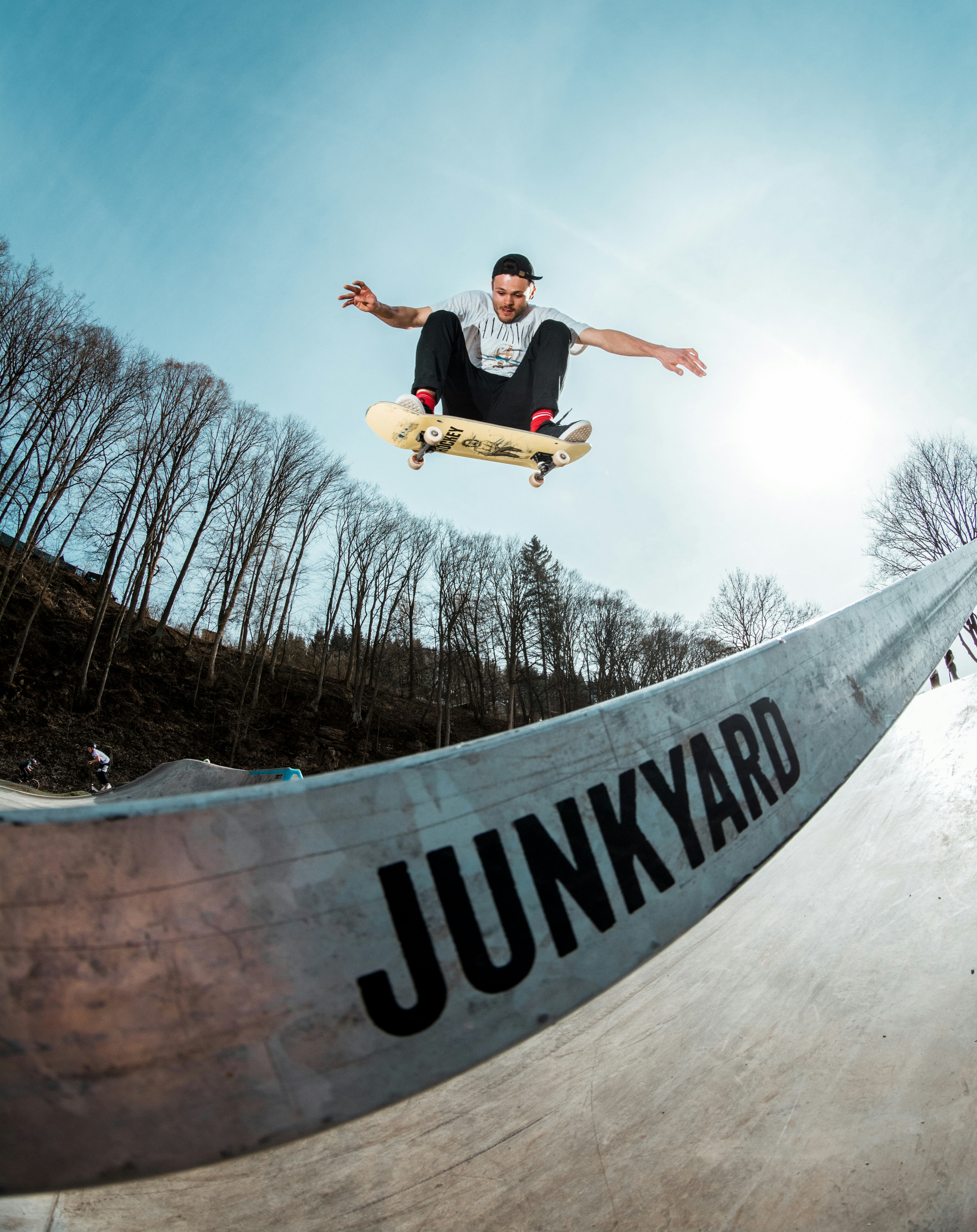 man skateboarding during daytime